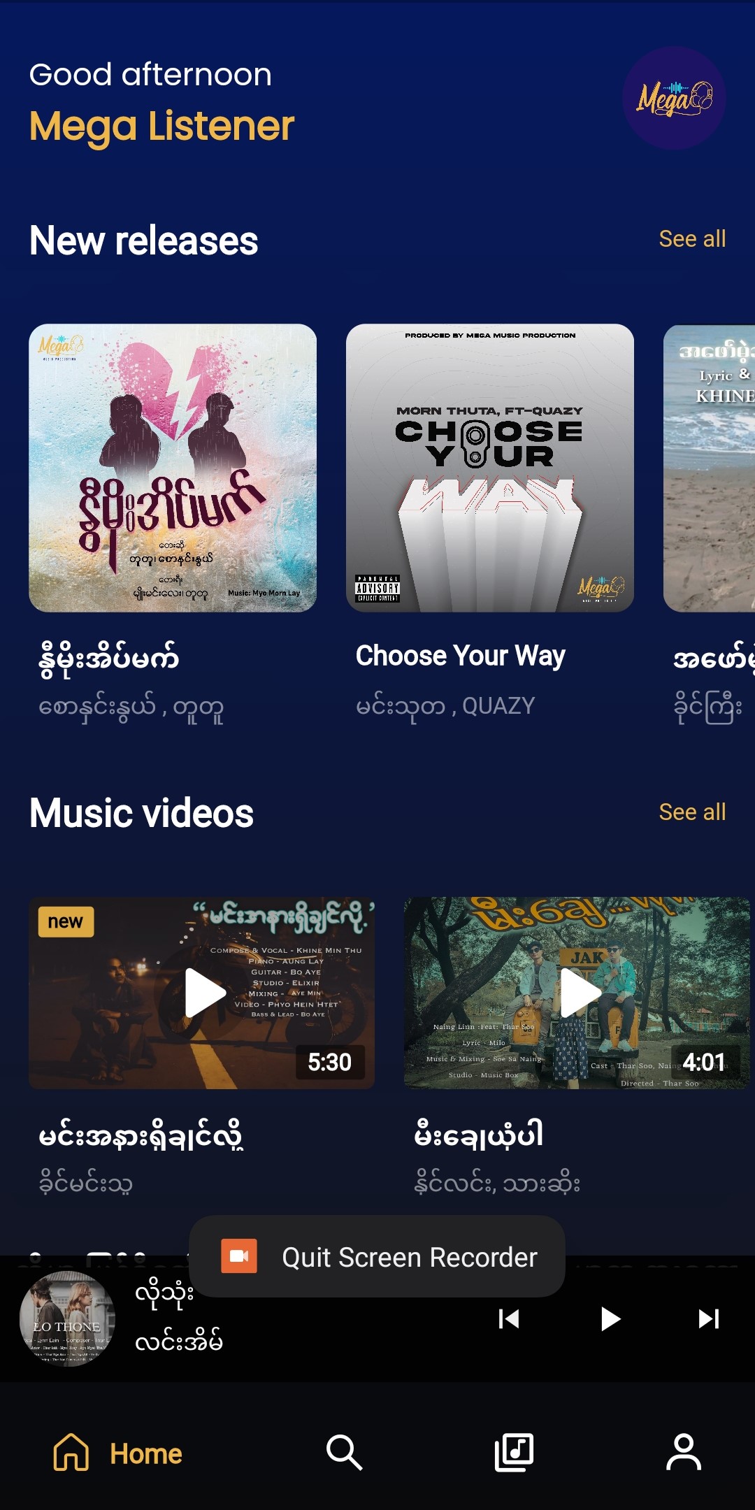 Mega Music App